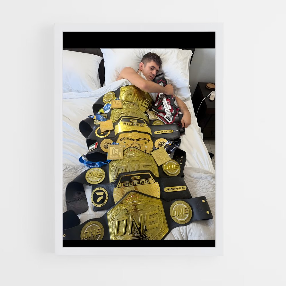 Poster Rêve de Champions – affiche Jiu-jitsu brésilien (vue 3)